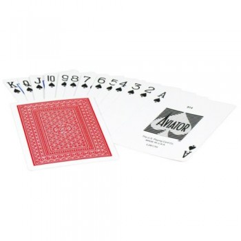 Aviator Standard pokerio kortos (Raudonos)